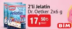 DR. OETKER 2'Lİ JELATİN 2X6 G